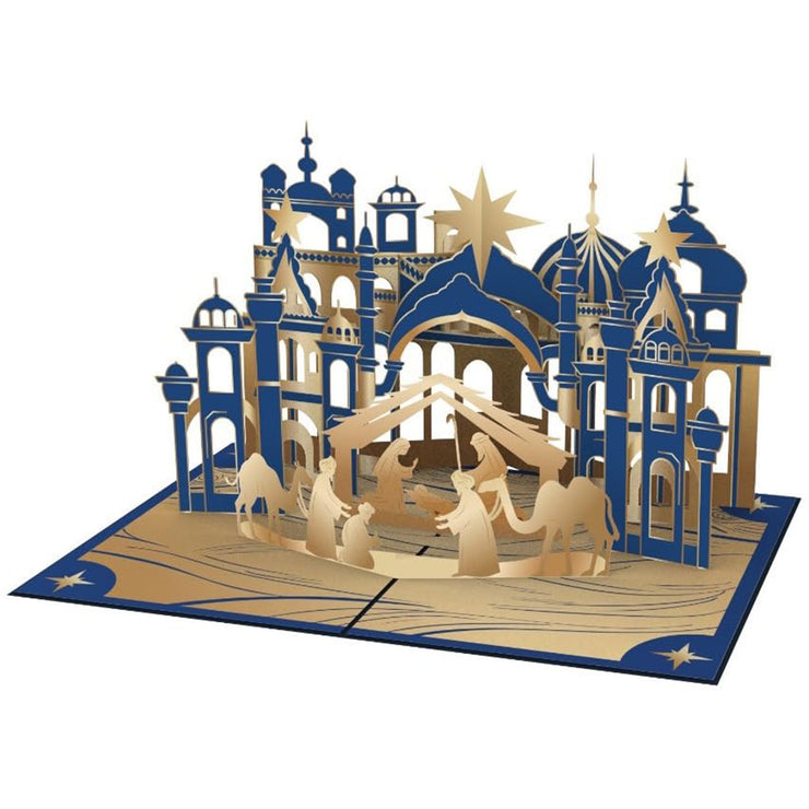 Nativity Scene Pop Up Card