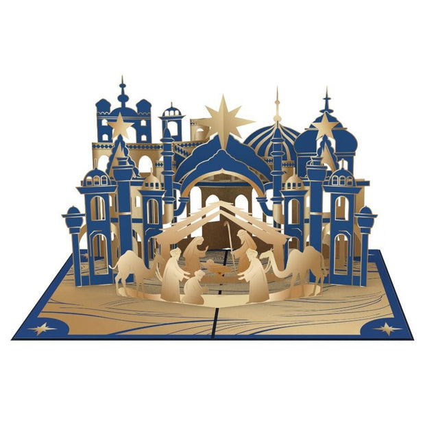 Nativity Scene Pop Up Card