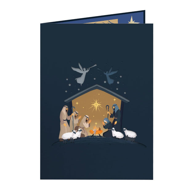 Nativity Scene Pop Up Card