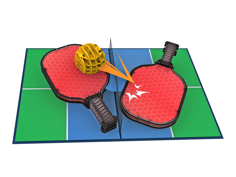 Pickleball Pop Up Card