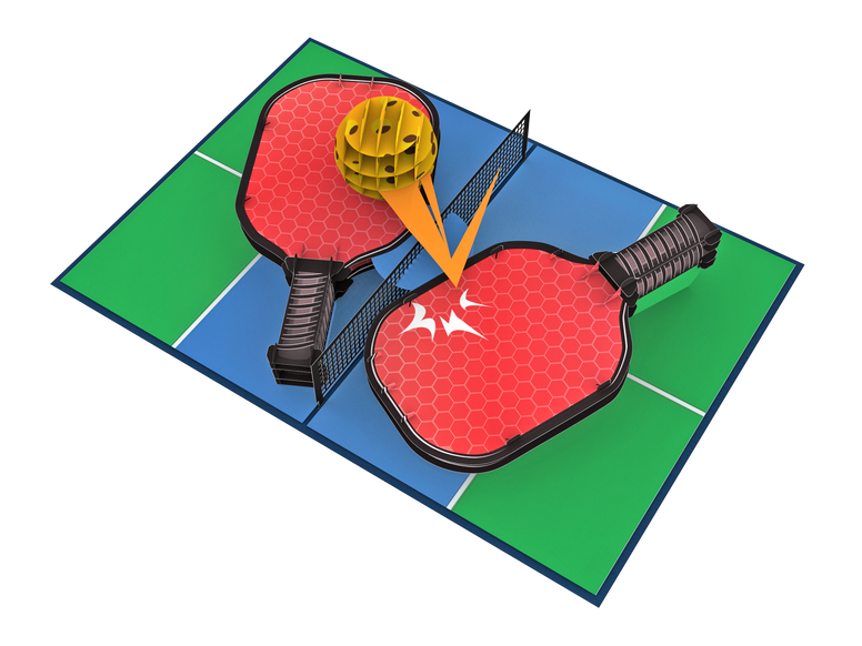 Pickleball Pop Up Card