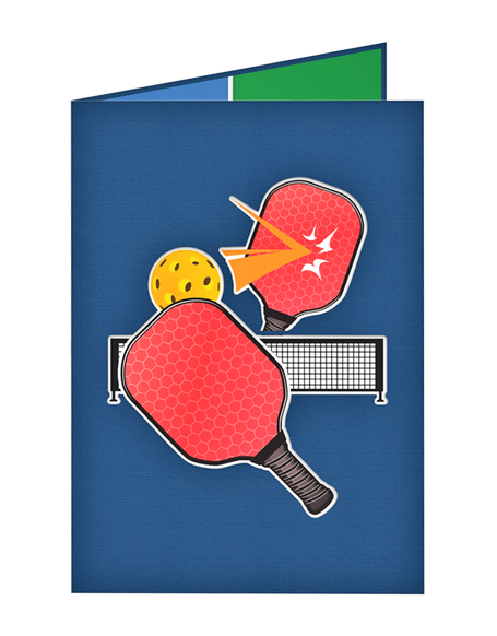 Pickleball Pop Up Card