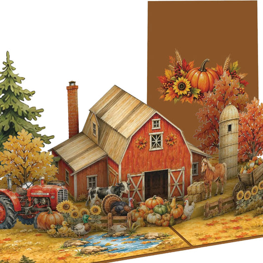 Autumn Harvest Pop Up Card
