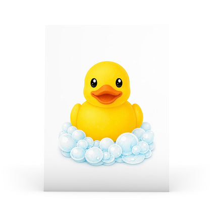 Yellow Rubber Ducky Pop Up Card