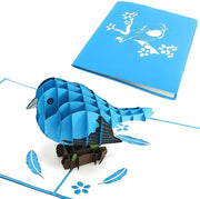 Bluebird of Happiness Pop Up Card