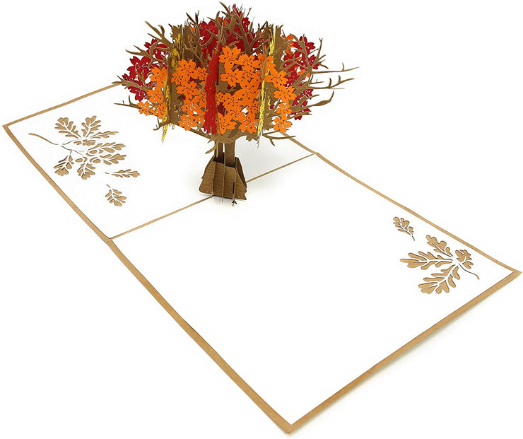 Autumn Fall Tree Pop Up Card