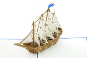 Sailboat Tall Ship Pop Up Card