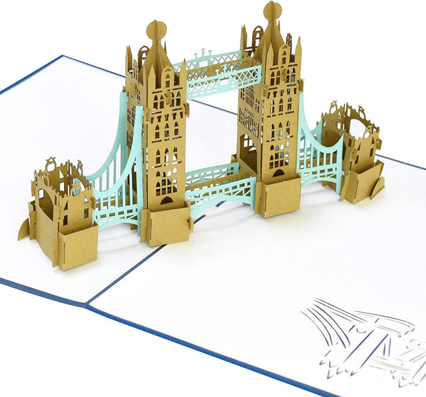 London Tower Bridge Pop Up Card