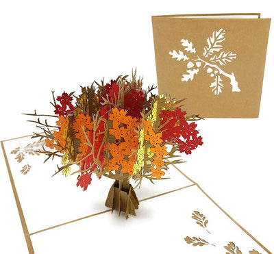 Autumn Fall Tree Pop Up Card
