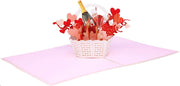 LOVE Basket Pop Up Card