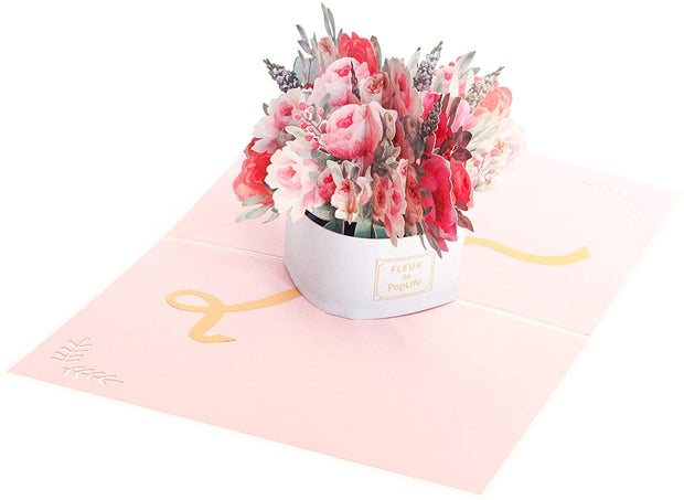 Luxe Flower Box Pop Up Card