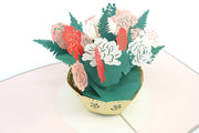 Flower Basket Pop Up Card