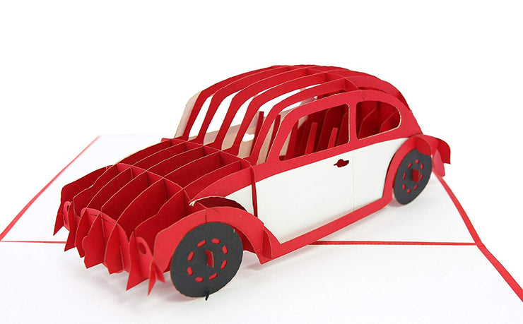 VW Bug Pop Up Card