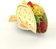 Naughty Taco Pop Up Card