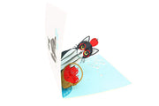 Playful Cat Pop Up Card