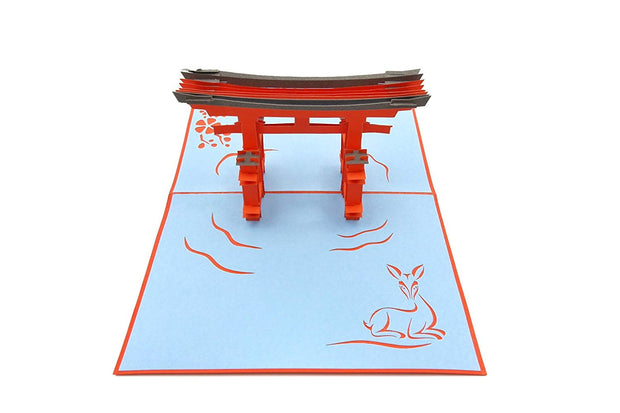 PopLife Pop-up card features iconic Japanese Torii
