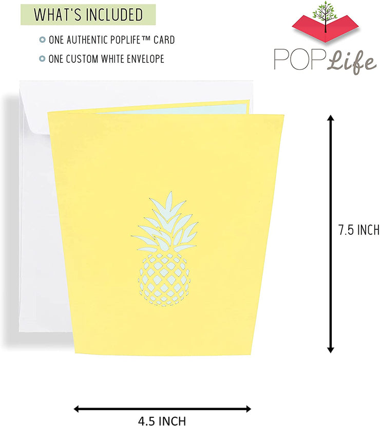 Pineapple Cocktail Pop Up Card