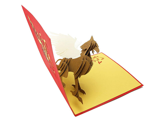 Magical Griffin Pop Up Card