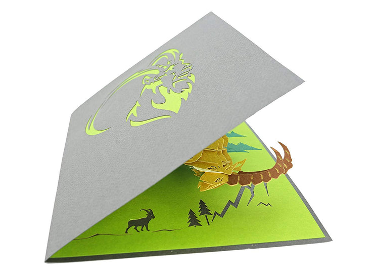 Mountain Goat Pop up Card
