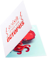 Naughty Octopus Pop Up Card