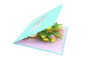 Tulip Bouquet Pop Up Card