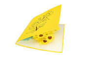 Sunflower Bouquet Pop Up Card