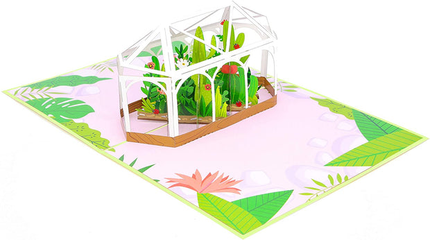 Greenhouse Garden Pop Up Card