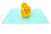 Yellow Rubber Ducky Pop Up Card