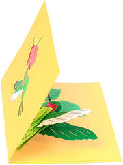 Hummingbird and Hibiscus Pop Up Card