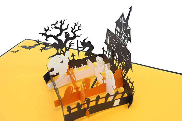 Haunted House Halloween Pop Up Card