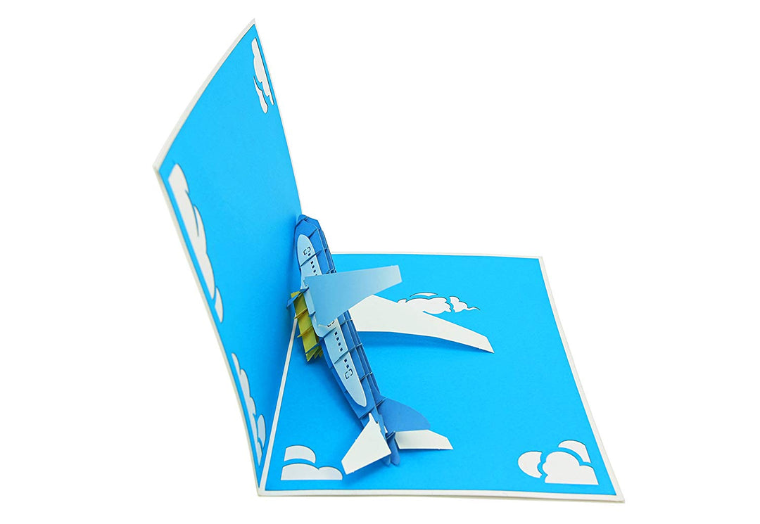 Handmade Airplane Pop-up Card, Jet Plane Pop-up Card, Greeting Cards - View #8