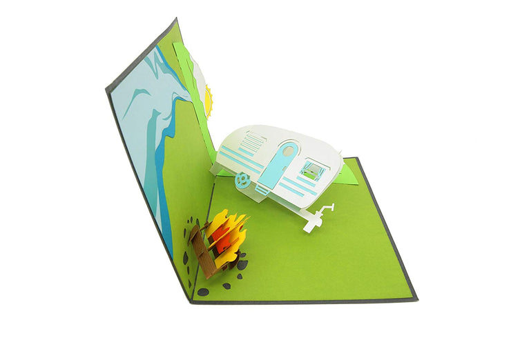 A Pop-up Card perfect for campers and hikers