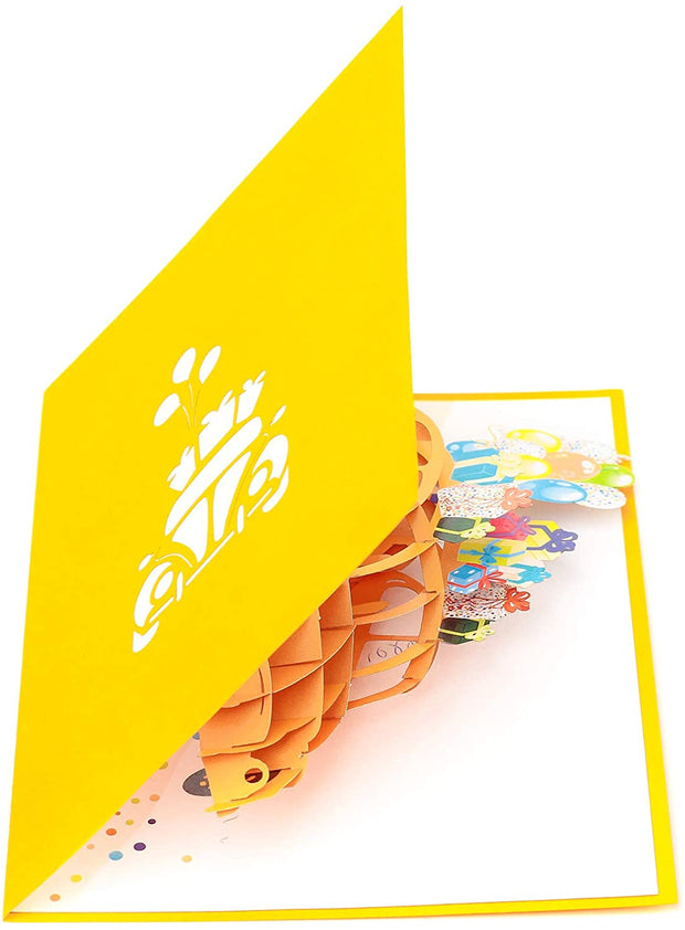 Yellow Bug Pop Up Card