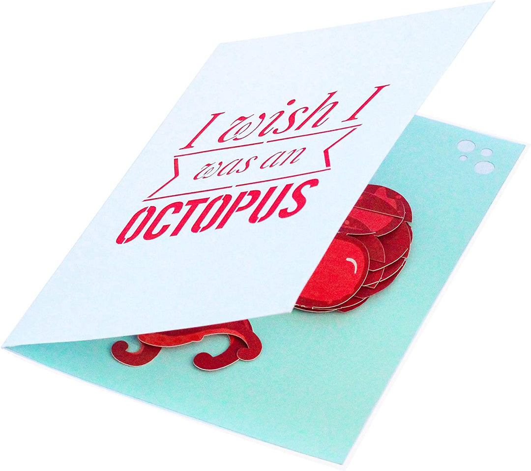 PopLife Naughty Octopus Pop Up Card
