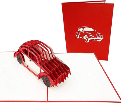 VW Bug Pop Up Card