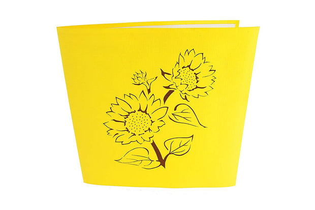 Sunflower Bouquet Pop Up Card