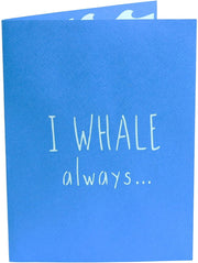 Humpback Whale and Baby Pop Up Card