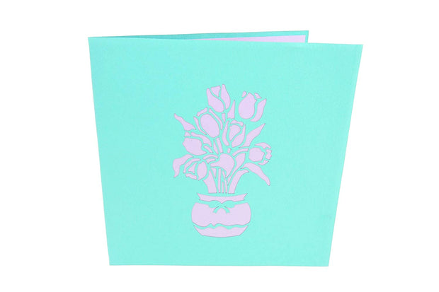 Tulip Bouquet Pop Up Card