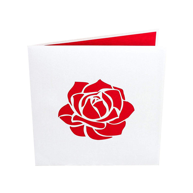 Red Roses Pop Up Card