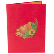 Autumn Cornucopia Pop Up Card