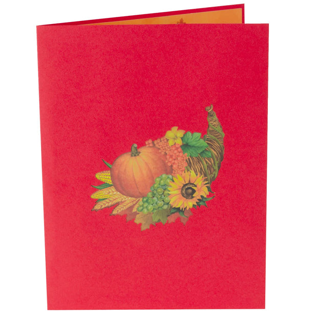 Autumn Cornucopia Pop Up Card