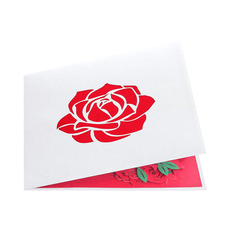 Red Roses Pop Up Card