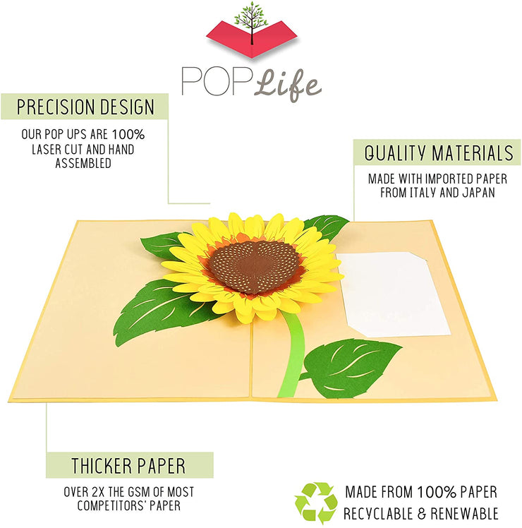 Sunflower Pop Up Card