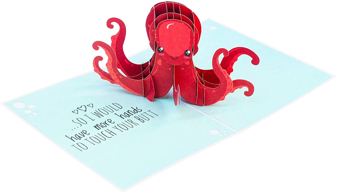 PopLife Naughty Octopus Pop Up Card