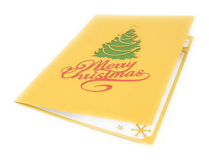 Christmas Tree in Town Square Pop Up Card