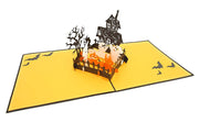 Haunted House Halloween Pop Up Card