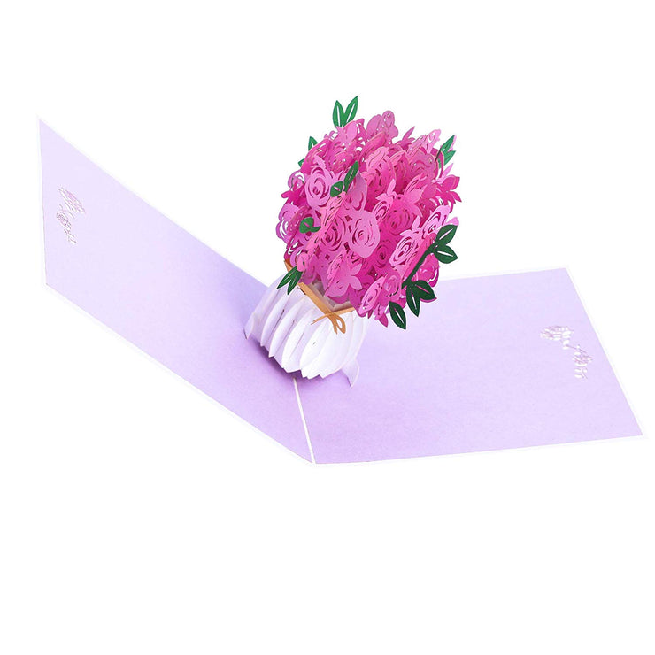 PopLife Pink Rose Bouquet - The Best Selling Mother's Day Card