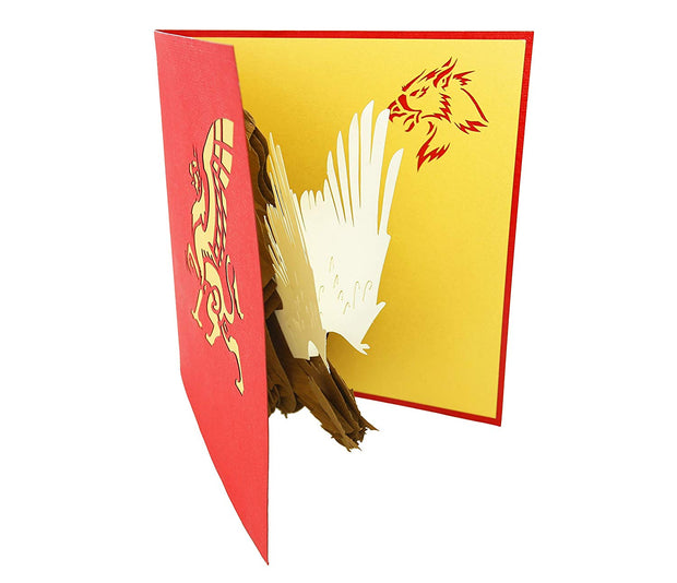 Magical Griffin Pop Up Card