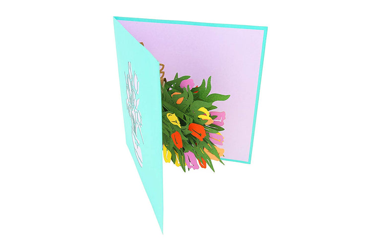 Tulip Bouquet Pop Up Card