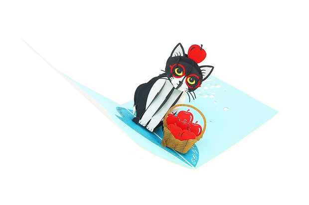 Playful Cat Pop Up Card